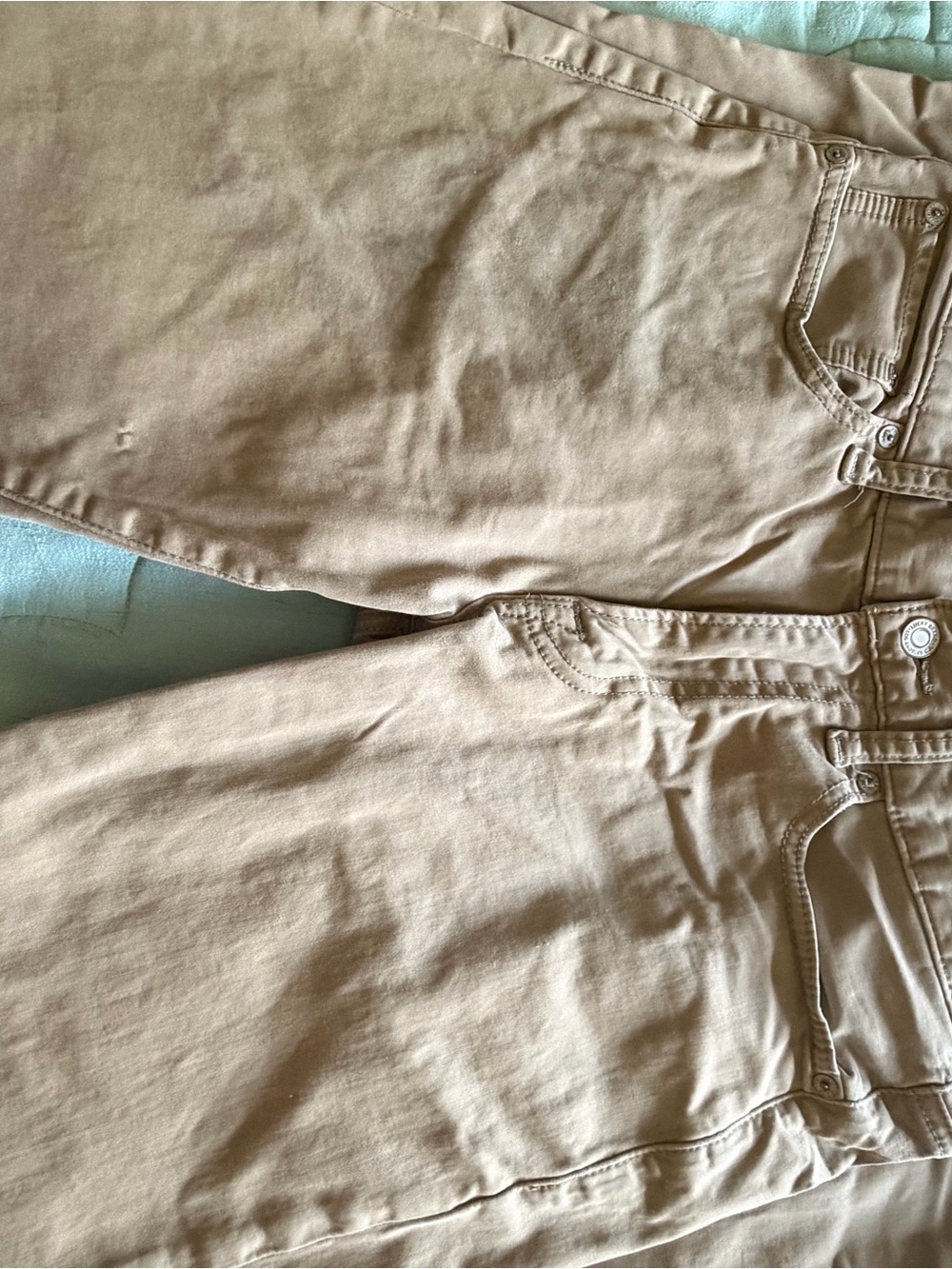 Lucky Brand Khaki Straight Cotton Pants